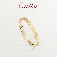 Cartier 卡地亚 love系列 B6077017 几何18K黄金手镯 17cm