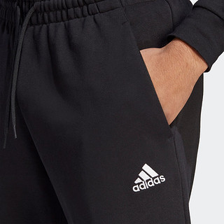 adidas阿迪达斯轻运动男装冬季舒适休闲运动裤HA4347 黑色 A/2XL