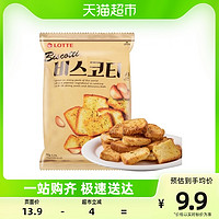 88VIP：LOTTE 乐天 韩国进口零食乐天蒜香烤面包片70g酥性饼干烤馍片非油炸膨化食品