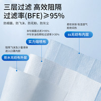 袋鼠医生 医用外科口罩一次性医疗三层防护正规白色口罩成人医用