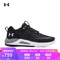 安德玛（UNDERARMOUR）HOVR Block City女子运动排球鞋3023709 黑色001 39