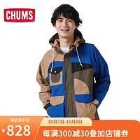 CHUMS洽洽鸟 潮流户外男女款连帽派克服外套登山服休闲夹克CH04-1385 C078 S