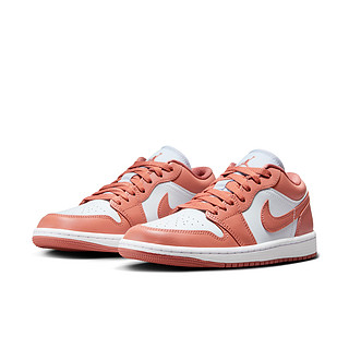 AIR JORDAN 正代系列 Air Jordan 1 Low 女子篮球鞋 DC0774-080 白金色/天空橙/白色 44.5