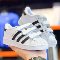 adidas 阿迪达斯 三叶草贝壳头童鞋金标复古休闲鞋EF4843
