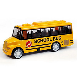 麋鹿星球 超级森林 合金模型回力公交巴士车玩具