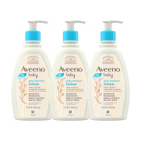 会员专享：Aveeno 艾惟诺 婴儿每日润肤乳（无香型）354ml*3瓶