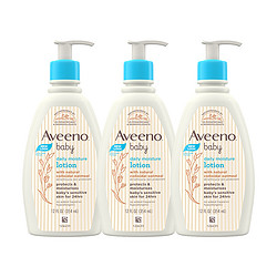 Aveeno 艾惟诺 婴儿每日润肤乳（无香型）354ml*3瓶