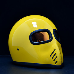 THOMPSON'S 汤普森 THOMPSON  外星人造型头盔 玻璃钢材质头盔 双窗造型 MOTOE