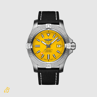 BREITLING 百年灵 复仇者潜水自动机械男士手表黄色45瑞士腕表