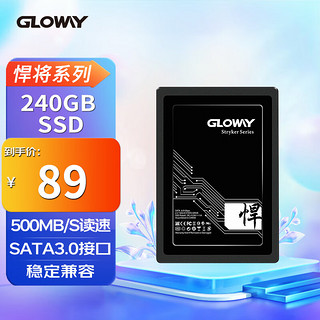 GLOWAY 光威 悍将 SATA 固态硬盘 240GB（SATA3.0）STK240GS3-S7