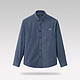 HLA 海澜之家 男士长袖衬衫 HNEAD3D082A 牛仔蓝条纹
