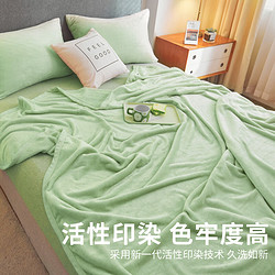 MINISO 名创优品 法兰绒床单 珊瑚绒 230*250cm