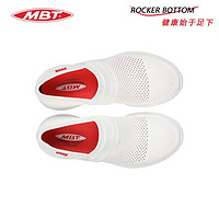 MBT 弧形底女厚底休闲健康鞋 网面透气轻便运动恢复 一脚蹬NIWASI 16J白色 5(35.5)