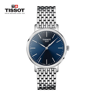 天梭（TISSOT）瑞士手表 魅时系列腕表 钢带石英女表T143.210.11.041.00