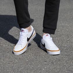 nike耐克court低帮运动鞋男鞋耐磨休闲鞋时尚板鞋小白鞋偏小半码