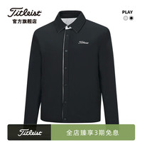 Titleist泰特利斯高尔夫服装男士双面穿棉服23冬季PLAY TRENDY男装棉外套 黑色 XXL