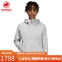 猛犸象（MAMMUT）Macun 2.0 女士防风弹性软壳夹克外套1011-00802 银灰色 M