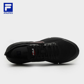 FILA 斐乐 MIND 6+男鞋房跑鞋2023冬运动路跑鞋综训鞋 黑美人/沥青灰-BA 43