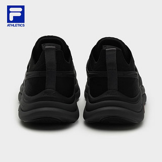 FILA 斐乐 MIND 6+男鞋房跑鞋2023冬运动路跑鞋综训鞋 黑美人/沥青灰-BA 43