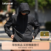 LAFUMA乐飞叶户外冲锋衣男 冬GORE-TEX戈尔防水连帽 LMJA3CG85 黑色BK 170/92A（46）