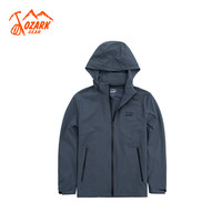 奥索卡 OZARK GEAR（OZARK）日喀则系列软壳衣男户外运动秋冬式防泼水外套 318772 花纱蓝-201 M