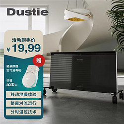 Dustie 达氏 取暖器/电暖气/电暖器家用节能速热不干燥全屋对流移动地暖DPH2000