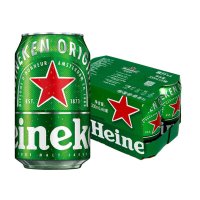 限地区、会员专享：Heineken 喜力 经典啤酒330ml*6听
