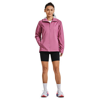 安德玛 UNDERARMOUR）Forefront Rain女子登山运动夹克外套1321443 粉红色669 L