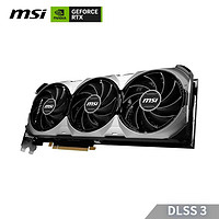 MSI 微星 万图师RTX 4060 VENTUS 3X 8G OC 电竞游戏设计智能学习电脑独立显卡