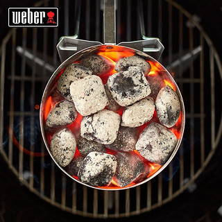 Weber 威焙 天然有机制炭易燃耐烤持久低烟烧烤工具  烧烤碳果木炭 5KG烧烤炭