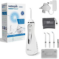 waterpik 洁碧 无线便携式高级洁牙器 口腔冲洗器 WP-560EU 适于旅途携行，白色