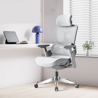 派椅电脑椅家用人体工学椅电竞椅可躺靠背座椅办公椅子 灰色 灰色π椅