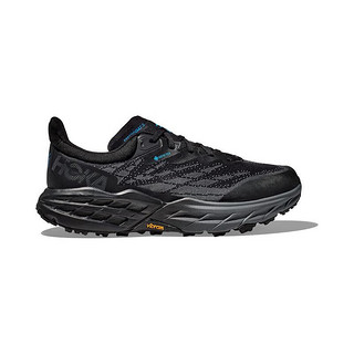 HOKA ONE ONE男士 飞速羚羊Speedgoat 5 GTX防水透气缓震耐磨越野跑鞋 Black/Black 标准48/US13