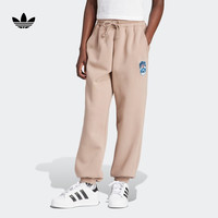 adidas阿迪达斯三叶草女装冬季束脚运动裤IT1744 粉棕 A/2XS