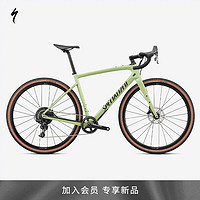 SPECIALIZED闪电 DIVERGE SPORT CARBON碳纤维车架骑行公路自行车 石灰石/黑色/铬色  58