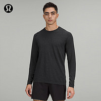 lululemon 丨Metal Vent Tech 男士运动长袖 T 恤 2.0 LM3CX4S 炭黑 L