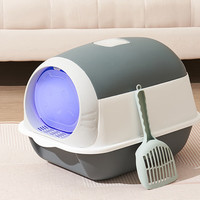 HELLOJOY 猫砂盆全封闭特大号猫厕所除菌防外溅幼猫超大号猫屎盆猫咪用品