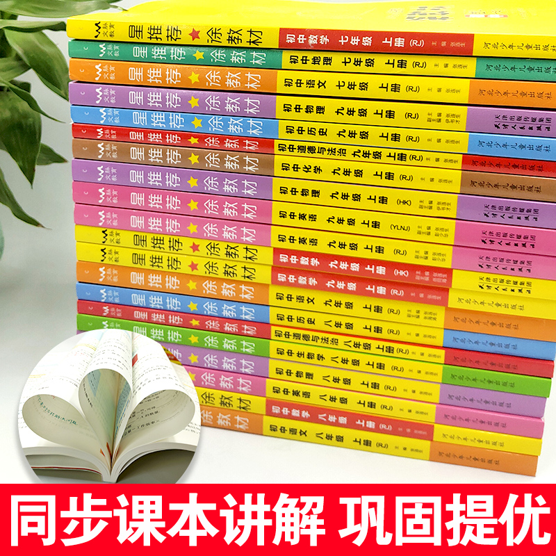 《星推荐·涂教材：初中语文 九年级下册》（RJ版）