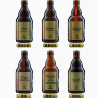 ALVINNE 奥文 奥米加+黄金分割+黑麦柏林+西格玛+西奥+原微2.5 比利时啤酒组合 330ml*6瓶