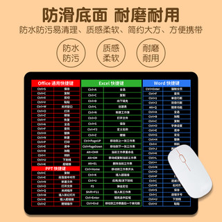 鼠标垫小号办公快捷键大全游戏超大加厚桌垫可爱女生桌面订做