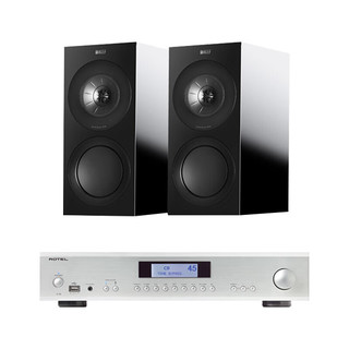 KEF R3+A12MKII 高保真HiFi无源音箱 同轴三分频家庭影院音响功放套装2.0  发烧级扬声器（颜色备注）