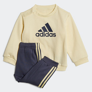adidas 阿迪达斯 男女婴童加绒运动圆领长袖套装