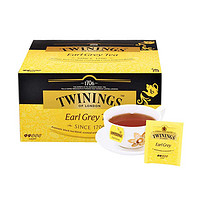 TWININGS 川宁 英国TWININGS川宁进口豪门伯爵红茶50片装100g茶包伯爵茶