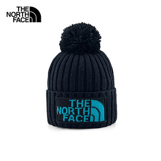 北面（The North Face）帽子通用款户外运动舒适保暖针织帽毛线帽秋冬|7WJO OXP/深蓝色 OS