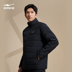 erke鸿星尔克男款羽绒服外套51223402022