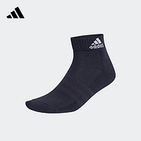adidas 阿迪达斯 男女舒适运动短筒袜子IP7026 传奇墨水蓝/白 M