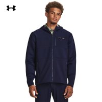 安德玛 UNDERARMOUR)秋冬Storm Daytona男子全拉链高尔夫运动外套1379722 深蓝色410 L