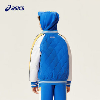 asics/亚瑟士童装外套男女儿童保暖运动服棒球服外套 8851亚瑟士蓝 110cm