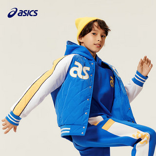 asics/亚瑟士童装外套男女儿童保暖运动服棒球服外套 8851亚瑟士蓝 110cm