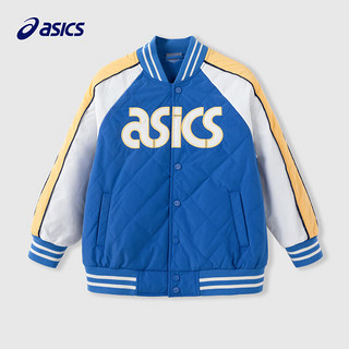 asics/亚瑟士童装外套男女儿童保暖运动服棒球服外套 8851亚瑟士蓝 110cm